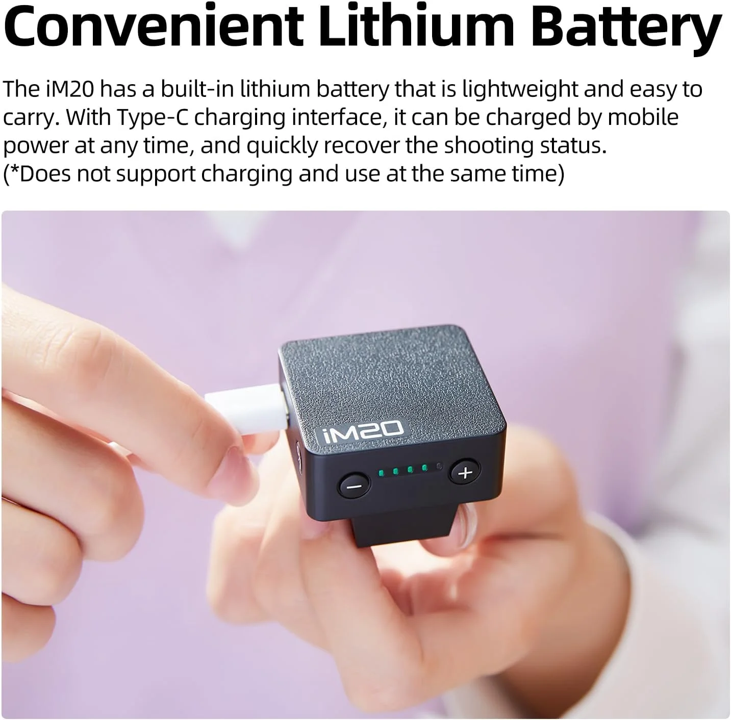 فلاش کوچک گودکس iM20، عدد راهنمای 15، 5 سطح قدرت، نور قابل حمل و جمع و جور برای عکاسی