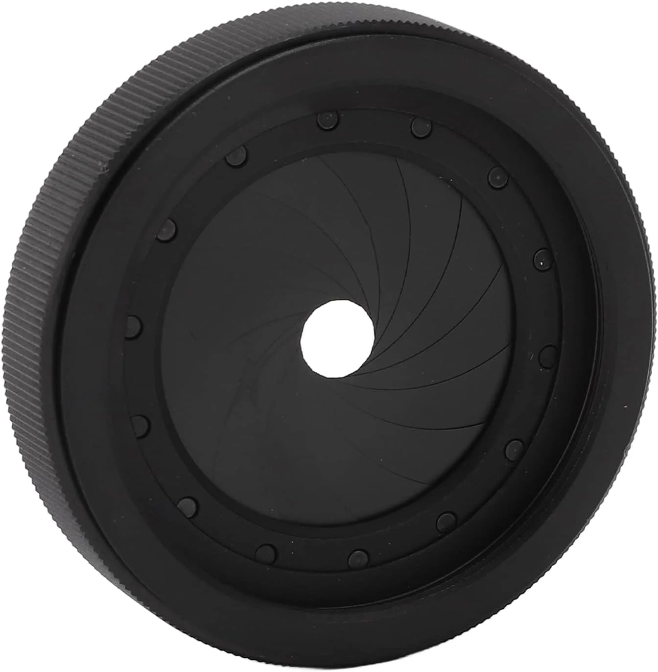 دیافراگم عنبیه 1.5 تا 26 میلی متر ID 45 میلی متر OD M30 M37 برای سیستم های نوری دوربین میکروسکوپ آلیاژ آلومینیوم قابل تنظیم فولاد ضد زنگ پایدار