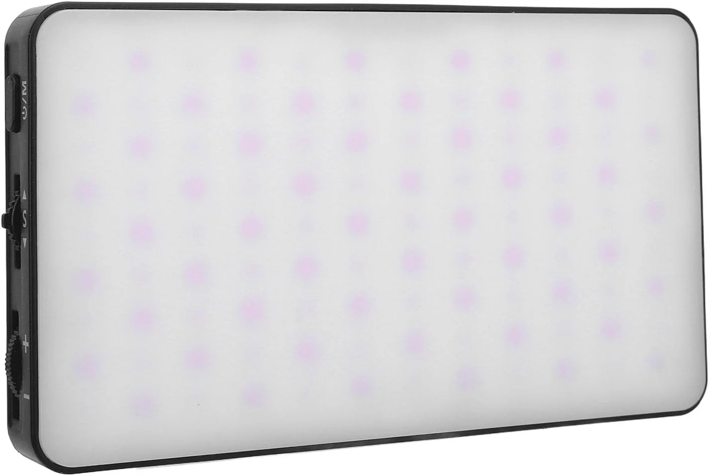 نور سلفی LED فاباتر، نور ویدیویی قابل تنظیم برای عکاسی از غذا، آرایش، پخش زنده عروسی، نور سلفی قابل شارژ با دمای رنگ قابل تنظیم CRI95+ برای سطوح فلزی