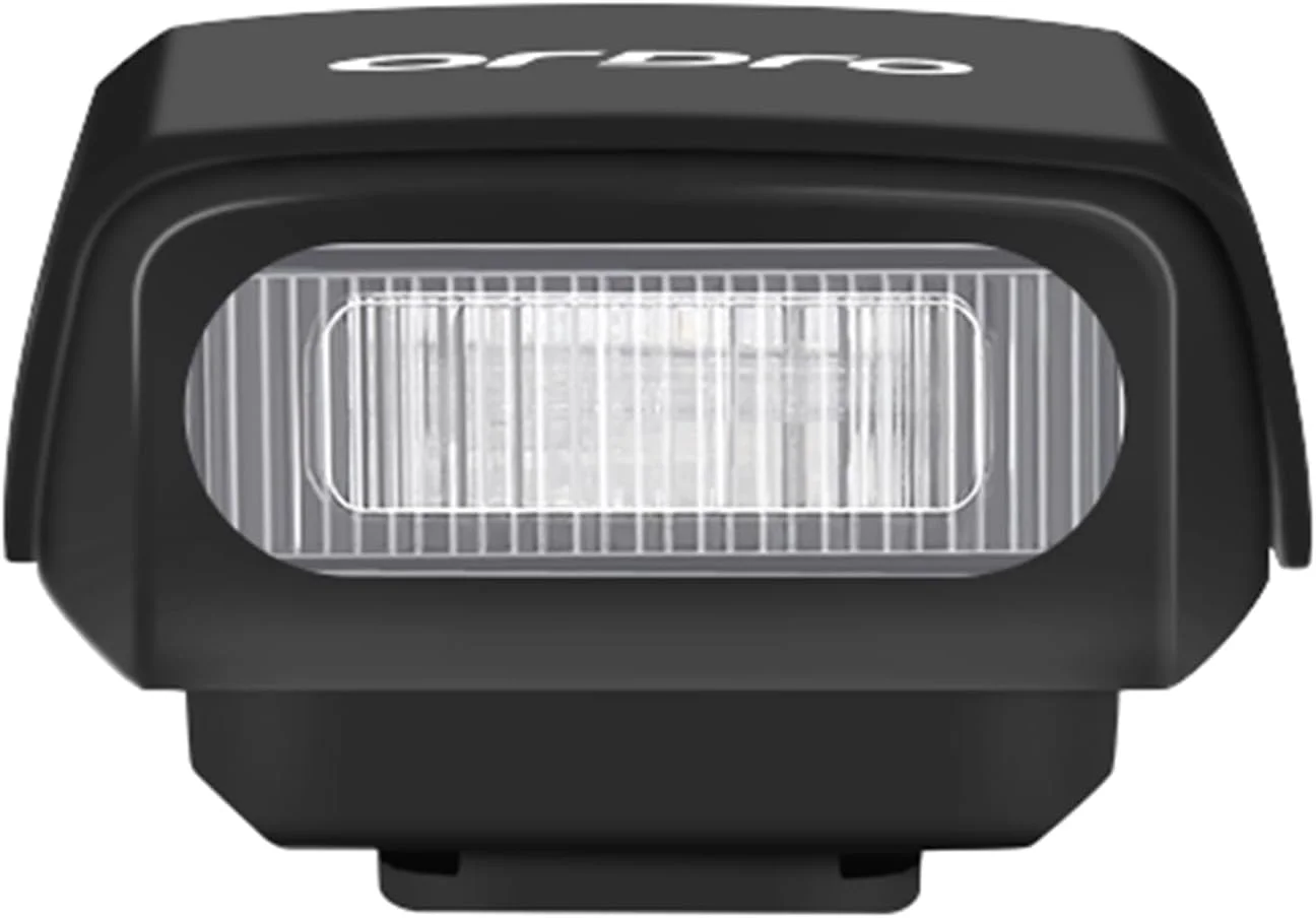 فلاش دوربین کوچک ORDRO FL-10 مناسب برای فوجی/سونی/نیکون/کانن، دوربین های فیلم دیجیتال، فلاش های کوچک قابل حمل برای دوربین های DSLR. (مشکی)