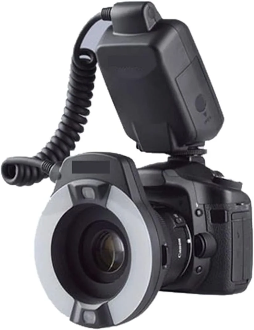 فلاش حلقوی ماکرو LED مدل ERTUUYD مناسب عکاسی با نور ملایم برای دوربین‌های 5D 6D 7D 60D 70D 700D 650D