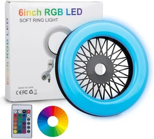 حلقه نور ال ای دی قلیان، نور چند رنگ جادویی برای قلیان (15 سانتی متر)