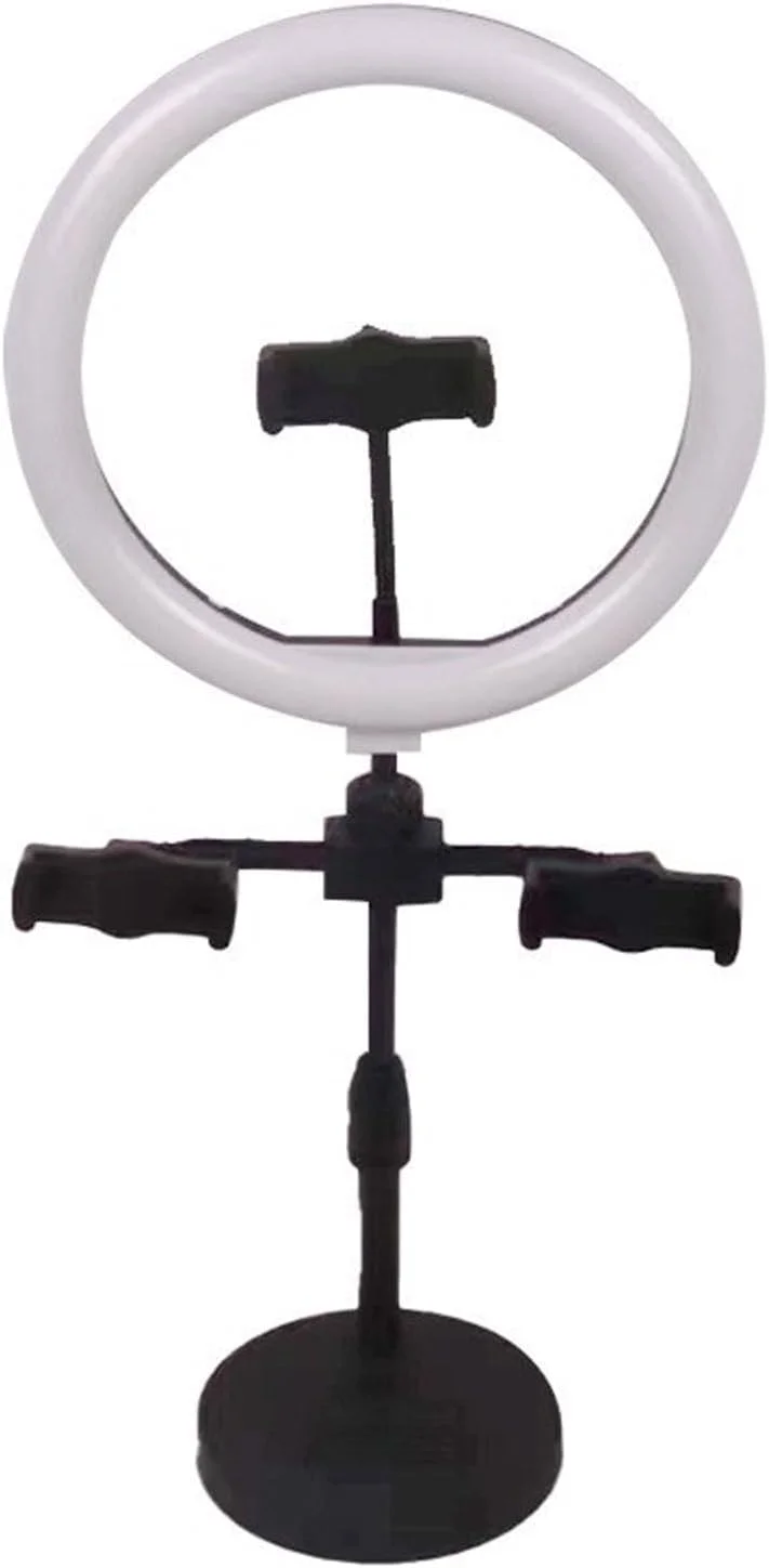 نور حلقه ای برای ویدیو، نور قابل تنظیم، دکمه تنظیم چند منظوره، رابط منبع تغذیه USB، برای پخش زنده، فیلمبرداری، کنفرانس ویدیویی