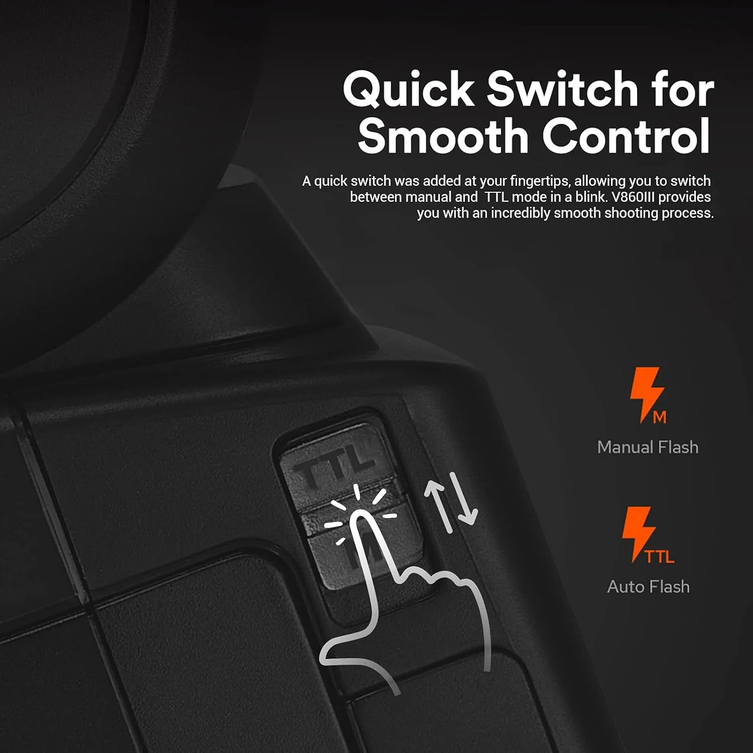 فلاش گودکس V860III V860III-S برای سونی، فلاش TTL سونی 1/8000s HSS Speedlite، باتری لیتیوم-یون قابل شارژ، لامپ مدلینگ LED 10 سطحی، فلاش اسپیدلایت بی سیم 2.4G سازگار برای دوربین سونی