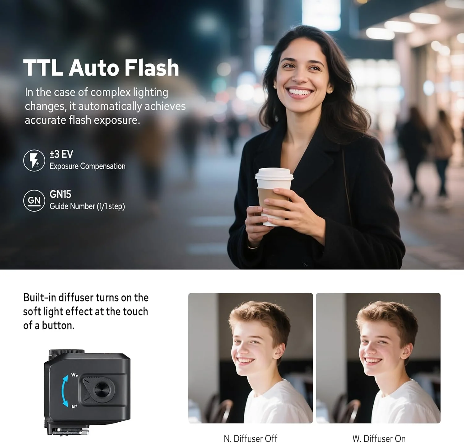 فلاش GODOX IT30Pro S برای سونی، فلاش دوربین TTL با توان کامل 560، شارژ سریع، صفحه لمسی تمام رنگی، فلاش مینی با سیستم X 2.4GHz، زمان بازیافت 1.5 ثانیه، نصب و رهاسازی سریع برای عکاسی