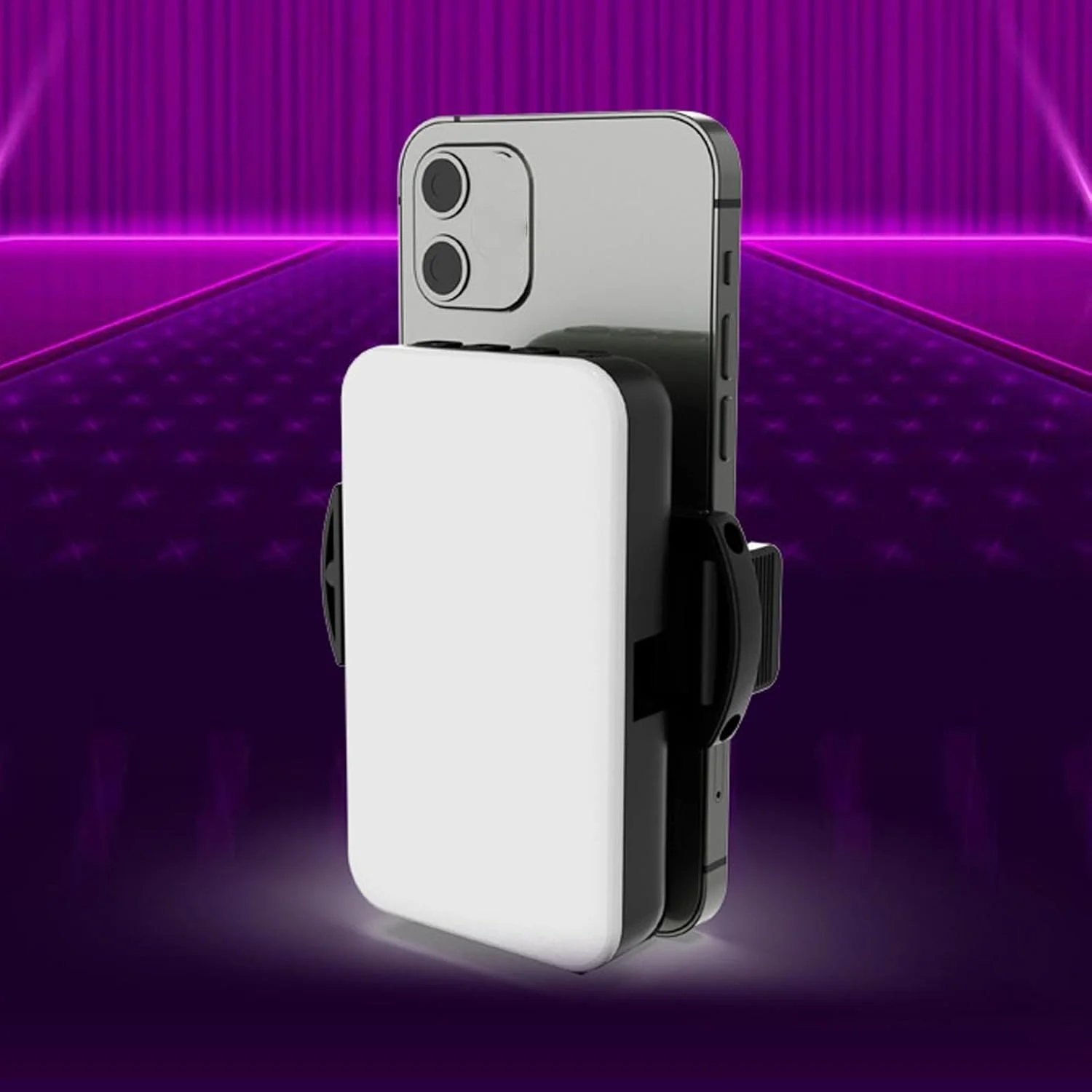 چراغ ویدئویی RGB چند منظوره فاباتر - LED با 10 سطح کنترل روشنایی و تلفن 2000 میلی آمپر ساعتی با گزینه های چند رنگی برای سلفی تمام رنگی [عکس]