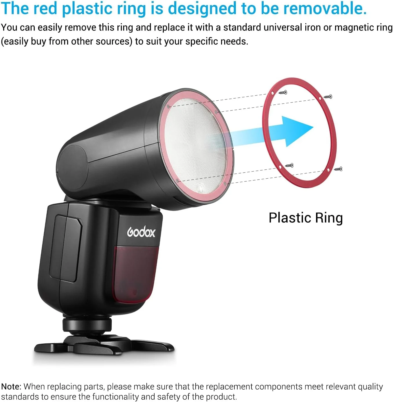 فلاش اسپیدلایت دوربین گودکس V1-SU برای سونی a7IV a7III a7RIV a7RIII a7C a6500 a6000 a9III a77II a350