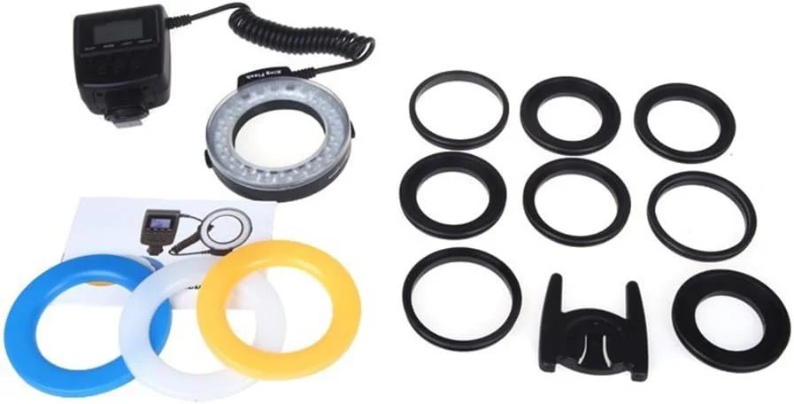 فلاش حلقه ای ماکرو RF-550D با 48 LED برای دوربین های DSLR کانن، نیکون، پنتاکس، المپوس و پاناسونیک فلاش حلقه ای ماکرو RF-550D با 48 LED برای دوربین های DSLR کانن، نیکون، پنتاکس، المپوس و پاناسونیک