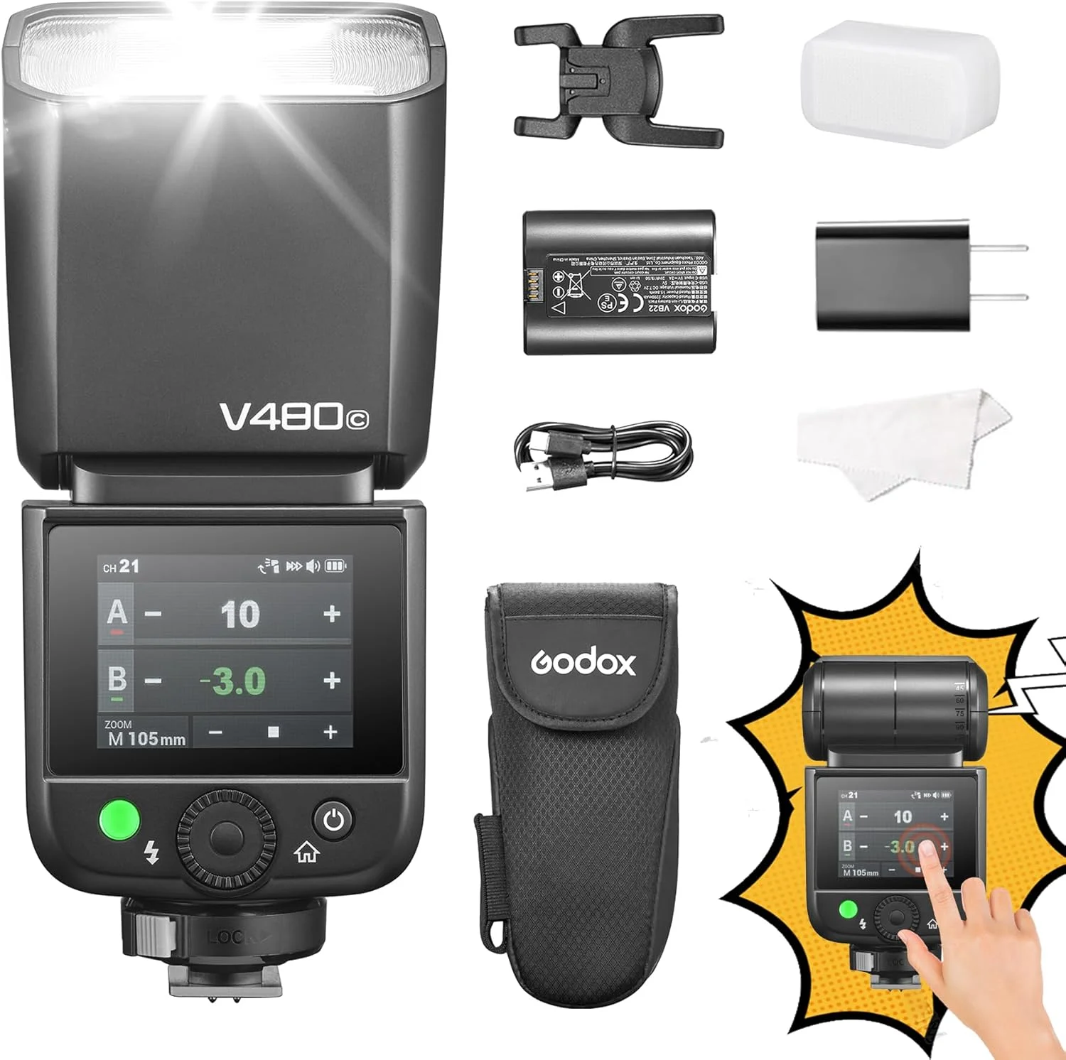 فلاش گودوکس V480 TTL N