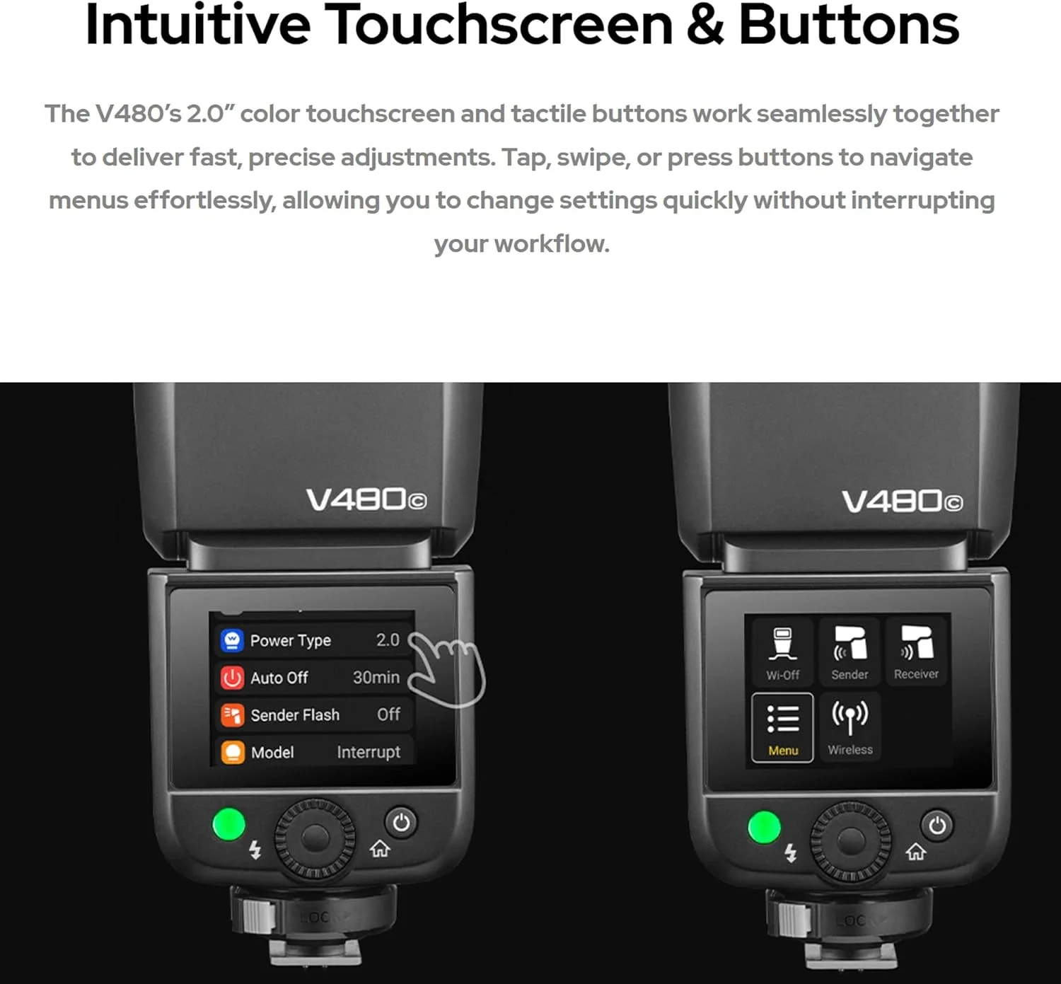 فلاش گودوکس V480 TTL N