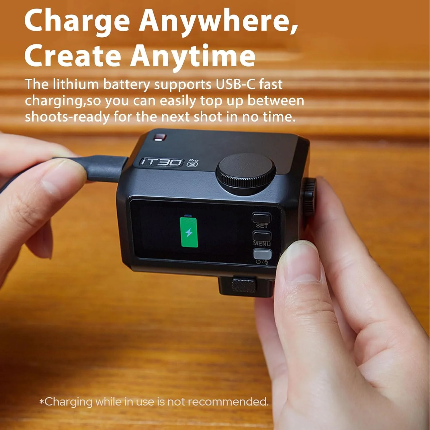 فلاش کوچک گودکس مدل Mini iT30Pro S سازگار با سونی TTL، فلاش قابل حمل با صفحه لمسی بی سیم، HSS 1/8000 ثانیه، سازگار با دوربین های بدون آینه، فلاش اکسترنال سازگار با سونی