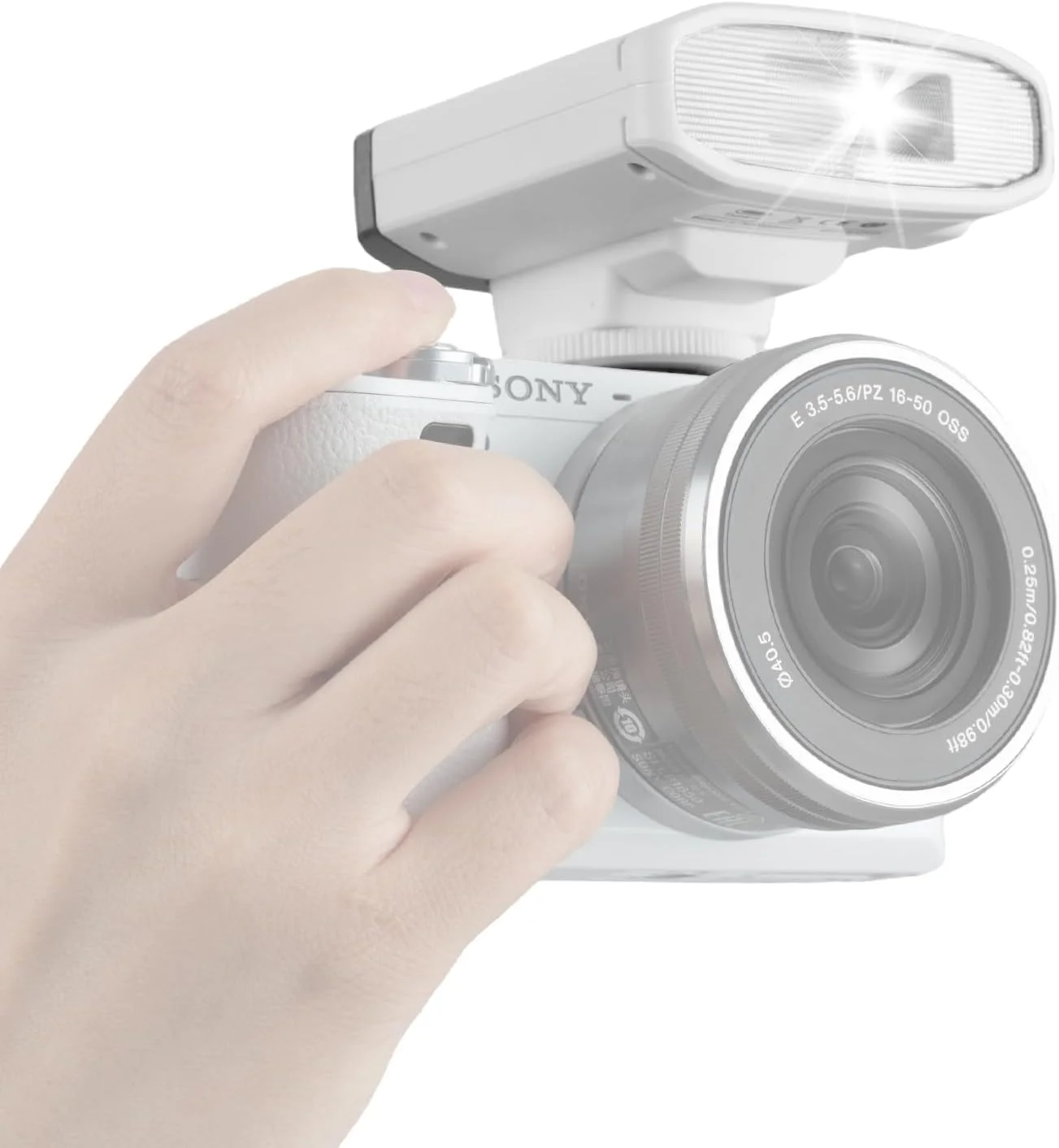 فلاش دوربین TARION SL01: فلاش کوچک عکاسی، GN13 با 22 سطح قدرت فلاش CCT 5600K زمان بازیافت 0.1~1.8 ثانیه با کنترل نوری S1/S2 برای Canon/Fuji/Nikon/Sony/Olympus سفید