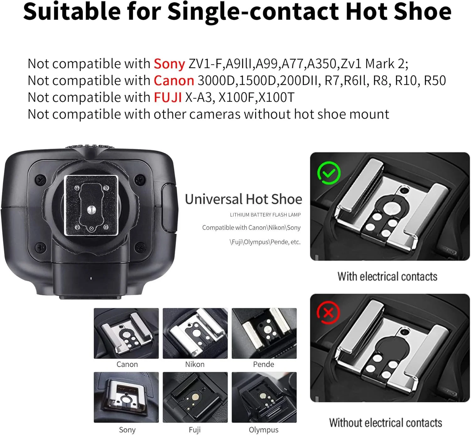 فلاش دوربین GODOX TT520 III یونیورسال اسپیدلایت با فرستنده تریگر وایرلس RT برای دوربین های DSLR سونی کانن نیکون پنتاکس المپوس فوجی پاناسونیک با هات شو فلاش دوربین GODOX TT520 III یونیورسال اسپیدلایت با فرستنده تریگر وایرلس RT برای دوربین های DSLR سونی کانن نیکون پنتاکس المپوس فوجی پاناسونیک با هات شو