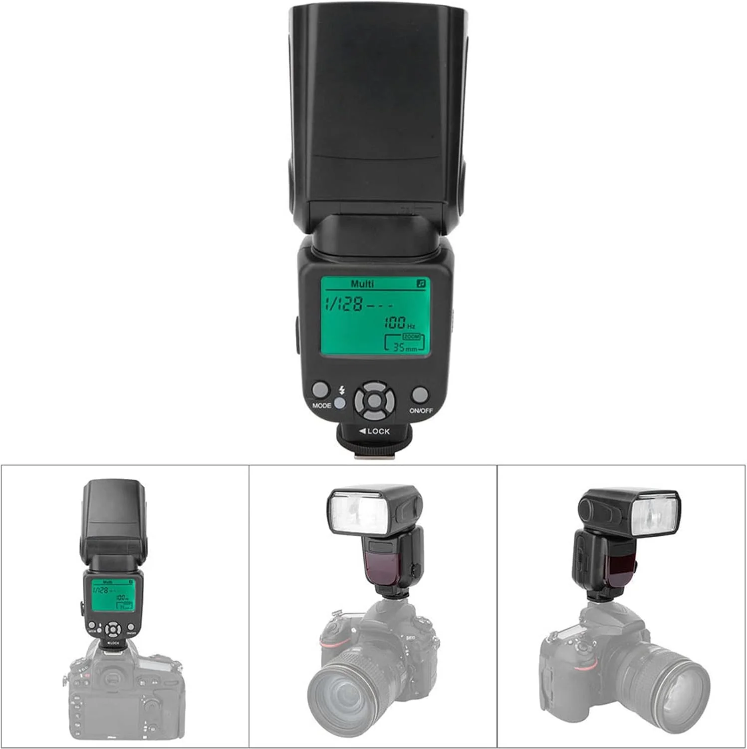 فلاش دوربین، فلاش جهانی با بازگشت سرعت بالا برای دوربین های دیجیتال فلاش دوربین، فلاش جهانی با بازگشت سرعت بالا برای دوربین های دیجیتال