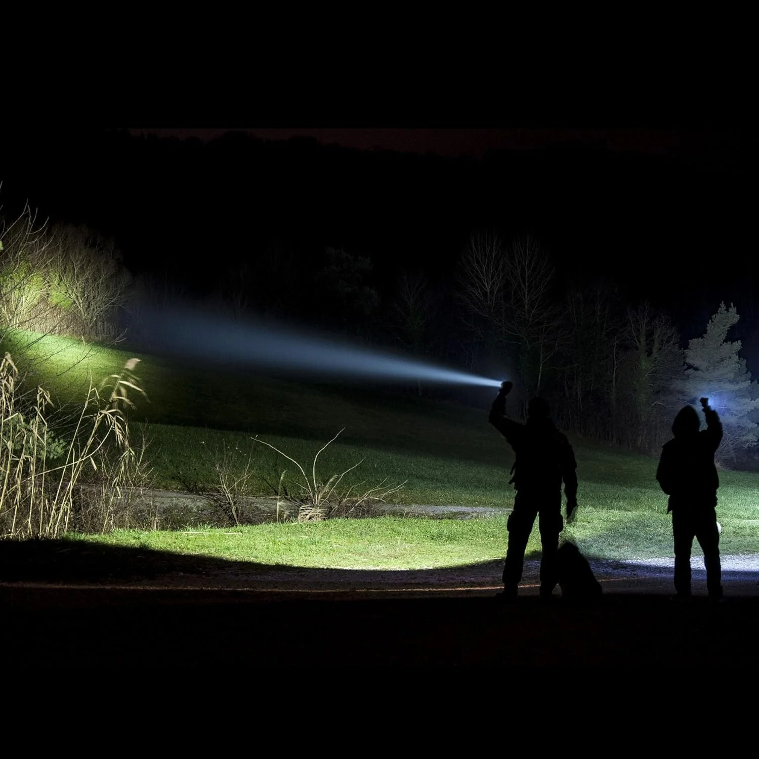 یک عدد چراغ قوه حلقه نقره ای استوانه ای، باتری قلمی AA، ال ای دی با لومن بالا، آلیاژ آلومینیوم مشکی، 9.4x1.9x1.9 سانتی متر یک عدد چراغ قوه حلقه نقره ای استوانه ای، باتری قلمی AA، ال ای دی با لومن بالا، آلیاژ آلومینیوم مشکی، 9.4x1.9x1.9 سانتی متر