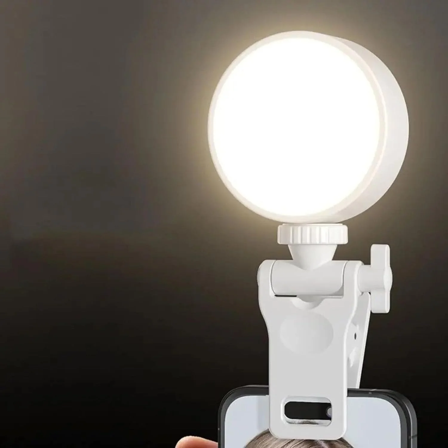 گیره نگهدارنده مانیتور و دوربین، گیره جایگزین ضد لغزش مانیتور و دوربین - نگهدارنده تلفن همراه قابل حمل با اتصال دهنده پیچی 1/4، اتصال لامپ LED برای سه پایه کامپیوتر