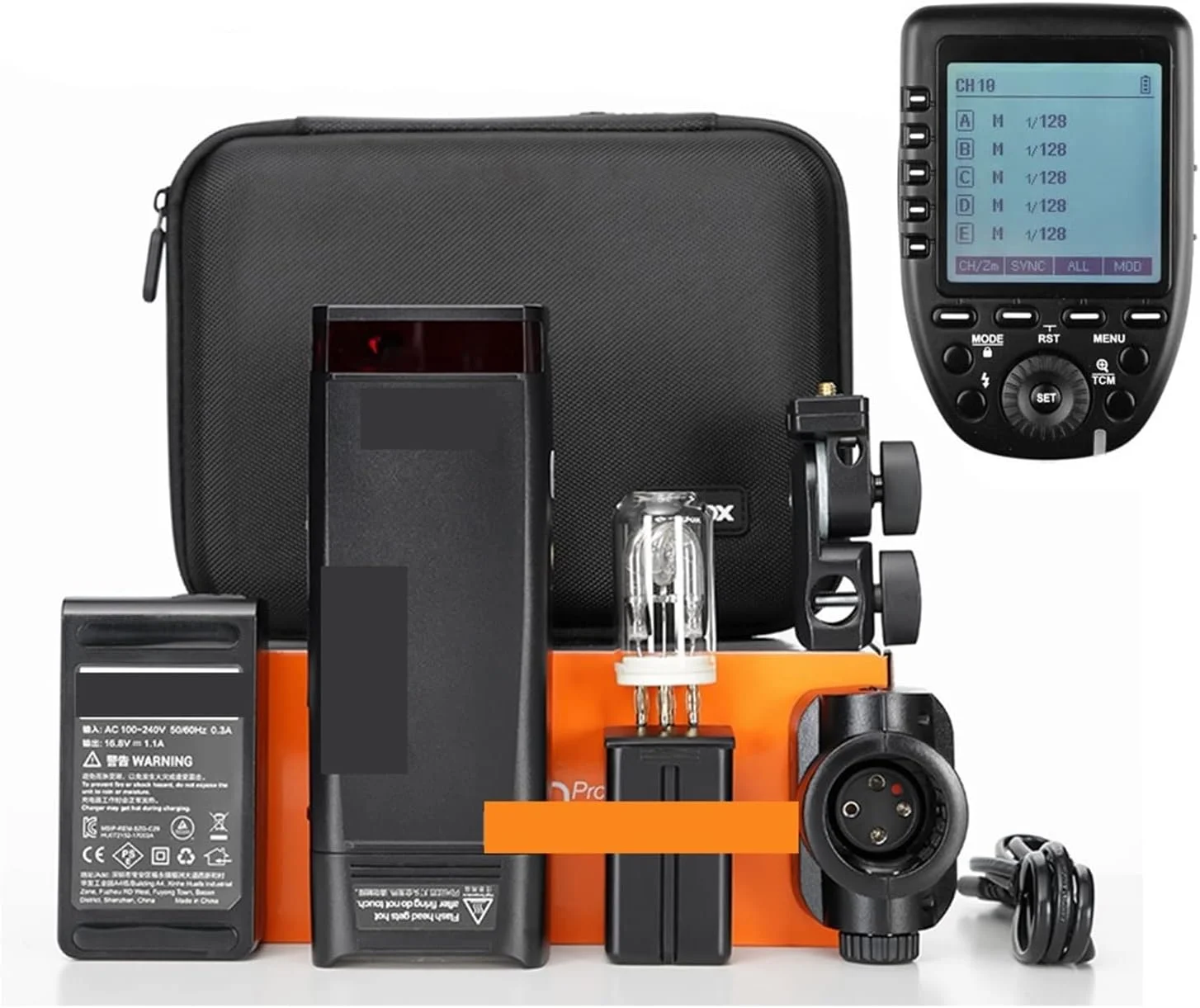 فلاش نورپردازی قابل حمل برای عکاسی در فضای باز 200Ws TTL 2.4 g 1/8000 با قابلیت بازیافت 0.01-1.8 ثانیه به همراه تریگر (AD200PRO) فلاش نورپردازی قابل حمل برای عکاسی در فضای باز 200Ws TTL 2.4 g 1/8000 با قابلیت بازیافت 0.01-1.8 ثانیه به همراه تریگر (AD200PRO)