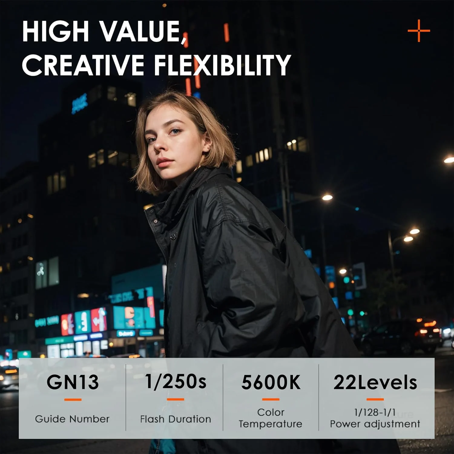 فلاش دوربین عکاسی TARION SL01: مینی فلاش اسپیدلایت GN13 با 22 سطح قدرت فلاش، زمان بازیافت 0.1 تا 1.8 ثانیه، CCT 5600K، کنترل نوری S1/S2، پشتیبانی از TTL برای Canon/Fuji/Nikon/Sony/Olympus، مشکی