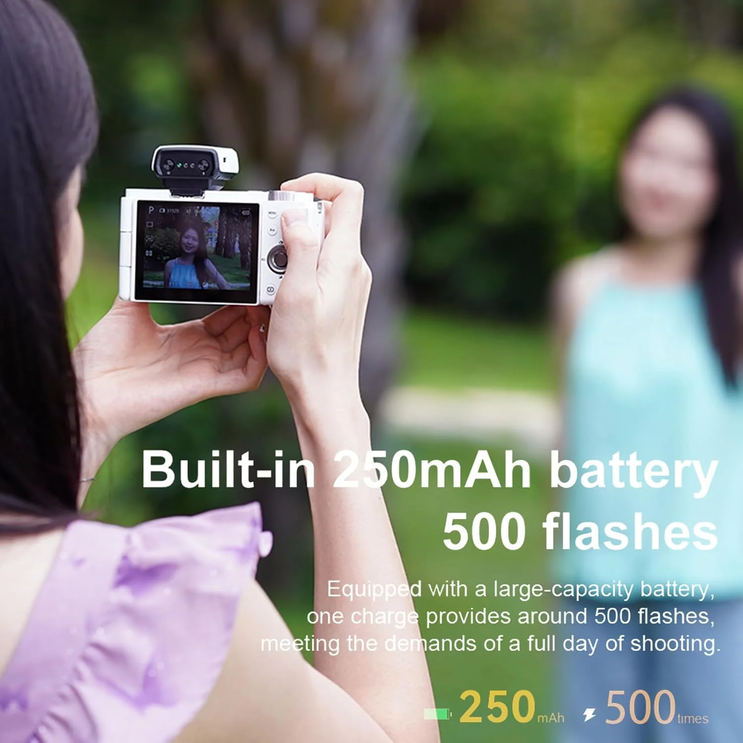 فلاش دوربین مینی، GN8 6500K، 3 سطح روشنایی، فلاش دستی/خودکار، باتری داخلی برای دوربین های کانن، نیکون، سونی، فوجی فیلم، الیمپوس، پاناسونیک (سفید) فلاش دوربین مینی، GN8 6500K، 3 سطح روشنایی، فلاش دستی/خودکار، باتری داخلی برای دوربین های کانن، نیکون، سونی، فوجی فیلم، الیمپوس، پاناسونیک (سفید)