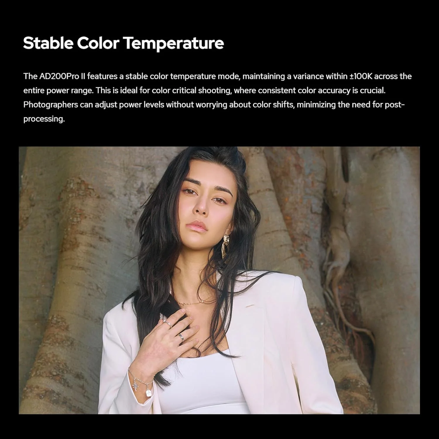 فلاش های ارتقا یافته Godox AD200ProII، فلاش 200 واتی، فلاش اتوماتیک TTL بی سیم 2.4G، HSS 1/8000 ثانیه، زمان شارژ مجدد 0.01-1.8 ثانیه، 500 فلاش با قدرت کامل با نور تنظیم رنگ دوگانه