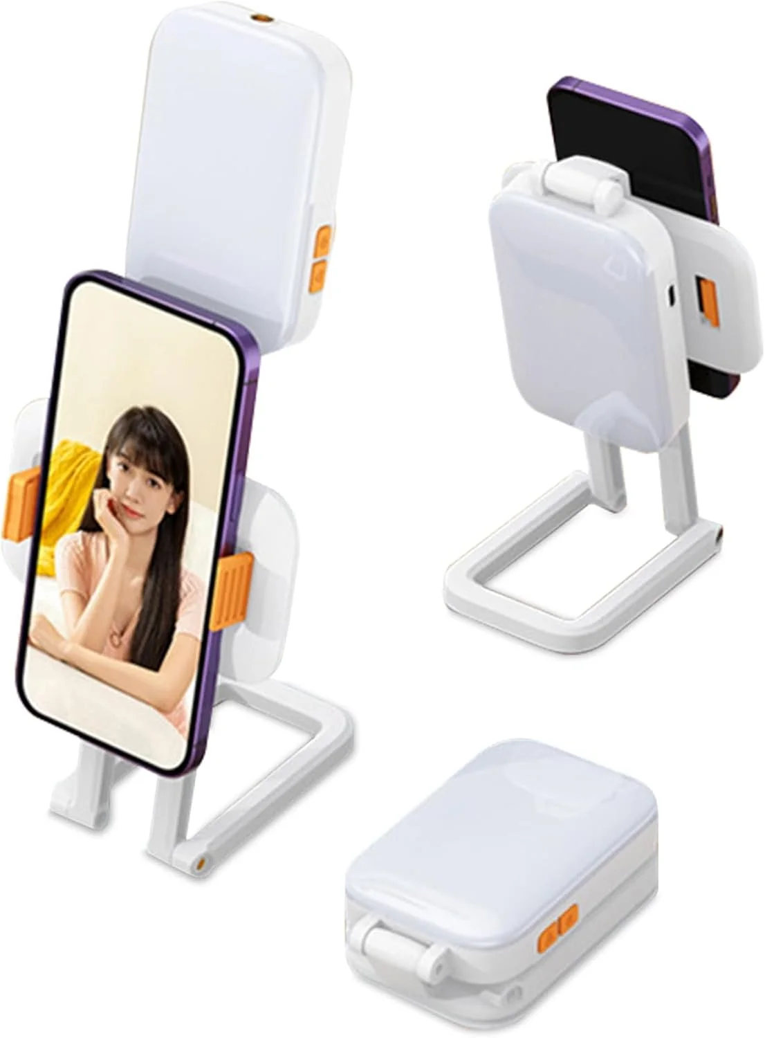 نور سلفی موبایل Domary، چراغ زیبایی قابل حمل با USB برای لپ تاپ، کامپیوتر، جلسات ویدیویی، آرایش و پخش زنده