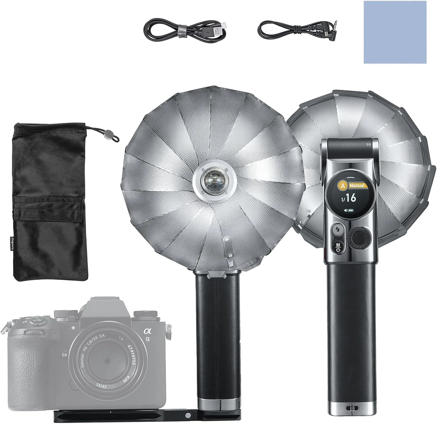 فلاش دوربین رترو Godox Lux Master GN25، پنل لمسی رنگی، فلاش اتومبیل TTL 2.4G، HSS، 460 فلاش با قدرت کامل با پایه فلاش جایگزین برای دوربین های DSLR کانن، نیکون، سونی، فوجی فیلم، المپوس