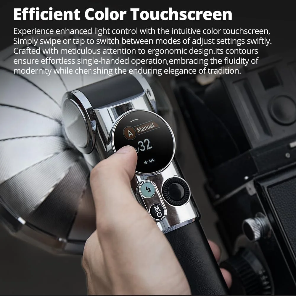 فلاش رترو گودوکس Lux Master با صفحه لمسی TTL HSS، سازگار با تریگرهای وایرلس 2.4G گودوکس X3 X2 XPRO، دمای رنگ 6000K ± 300K، کنترل اپتیکال S1/S2 برای دوربین های کانن، نیکون، سونی، فوجی، هاسلبلاد (1 عدد) فلاش رترو گودوکس Lux Master با صفحه لمسی TTL HSS، سازگار با تریگرهای وایرلس 2.4G گودوکس X3 X2 XPRO، دمای رنگ 6000K ± 300K، کنترل اپتیکال S1/S2 برای دوربین های کانن، نیکون، سونی، فوجی، هاسلبلاد (1 عدد)