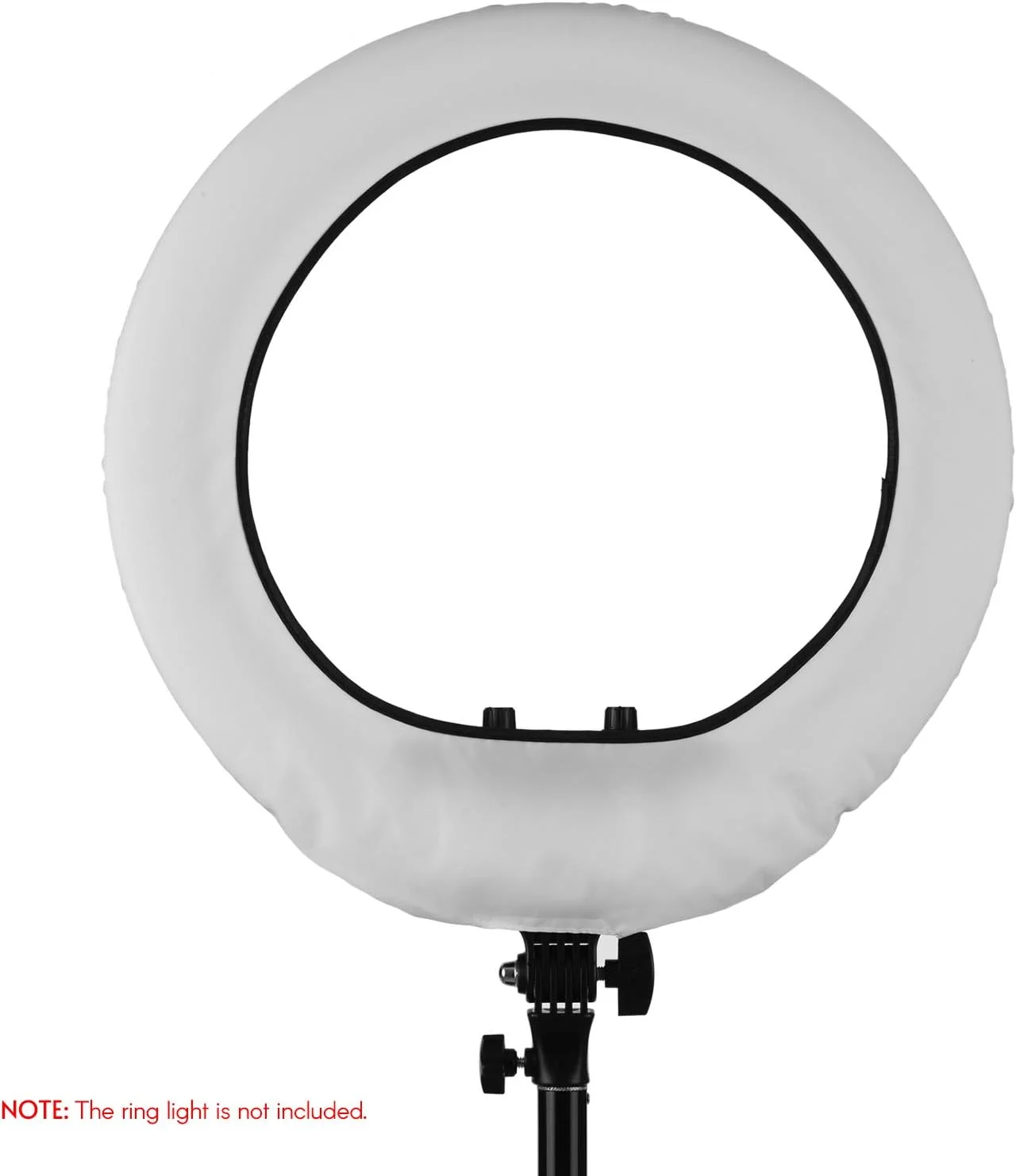 پارچه دیفیوزر رینگ لایت 45 سانتی متری برای پخش زنده، آرایش، عکاسی از محصول و ویدیو