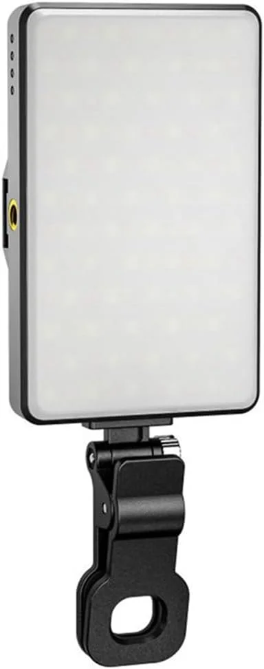 چراغ پُرکننده شارژی با گیره، مناسب برای آرایش، تلفن، پد، سلفی و ولاگ