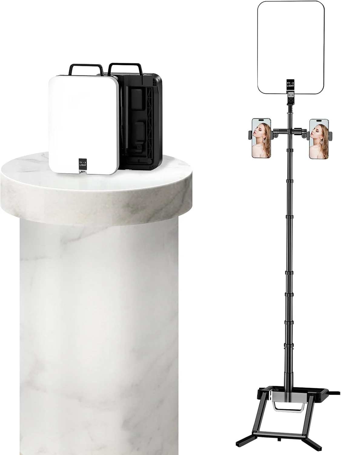 نور پرکننده پخش زنده با صفحه نمایش بزرگ 14 اینچی OldShark