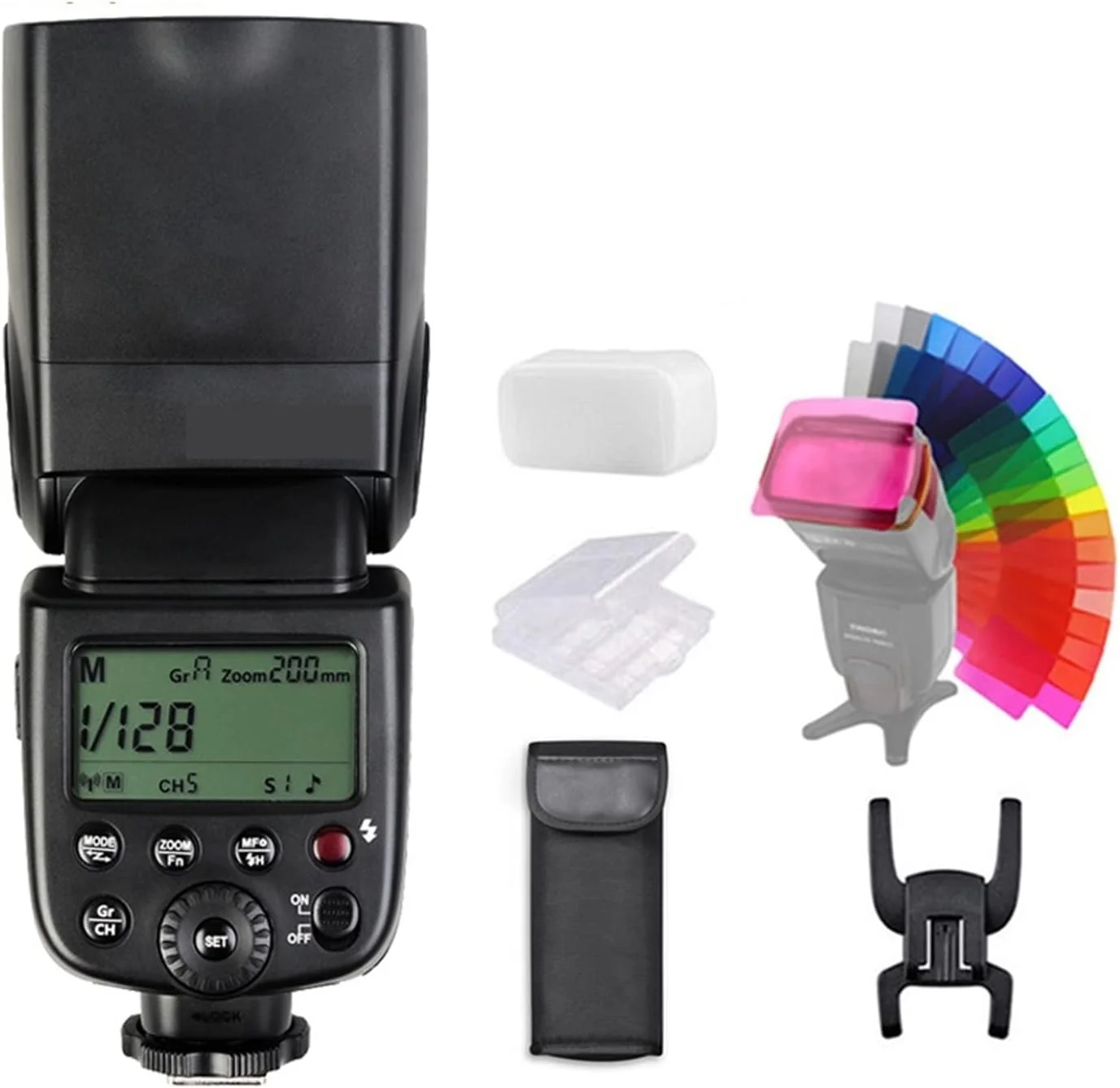 فلاش اسپیدلایت بی‌سیم Adinas Light Box Photography 2.4 g GN60 Master/Slave