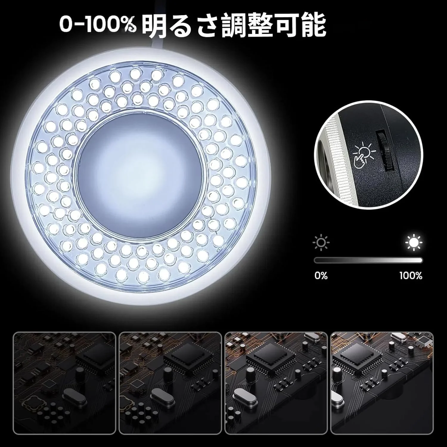 حلقه نور ال ای دی پلاریزه گرینگگو برای میکروسکوپ، 90 ال ای دی USB، منبع نور ضد انعکاس نور برای دوربین دیجیتال صنعتی، تلفن، ابزار تعمیر لحیم کاری حلقه نور ال ای دی پلاریزه گرینگگو برای میکروسکوپ، 90 ال ای دی USB، منبع نور ضد انعکاس نور برای دوربین دیجیتال صنعتی، تلفن، ابزار تعمیر لحیم کاری