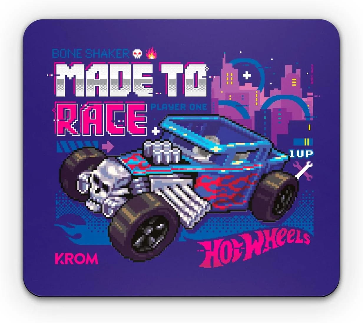 ماوس پد گیمینگ KROM Track Hot Wheels نسخه ویژه Hot Wheels با پایه لاستیکی برای چسبندگی بهتر، اندازه 320x280x3 میلی متر، آبی ماوس پد گیمینگ KROM Track Hot Wheels نسخه ویژه Hot Wheels با پایه لاستیکی برای چسبندگی بهتر، اندازه 320x280x3 میلی متر، آبی