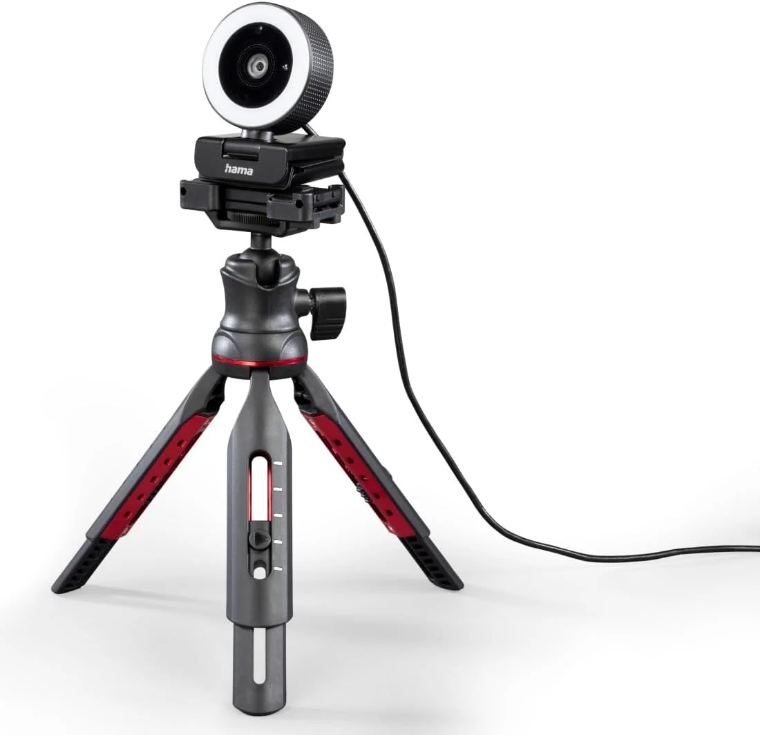 وب کم حلقه ای Hama C-850 Pro QHD با کنترل از راه دور وب کم حلقه ای Hama C-850 Pro QHD با کنترل از راه دور