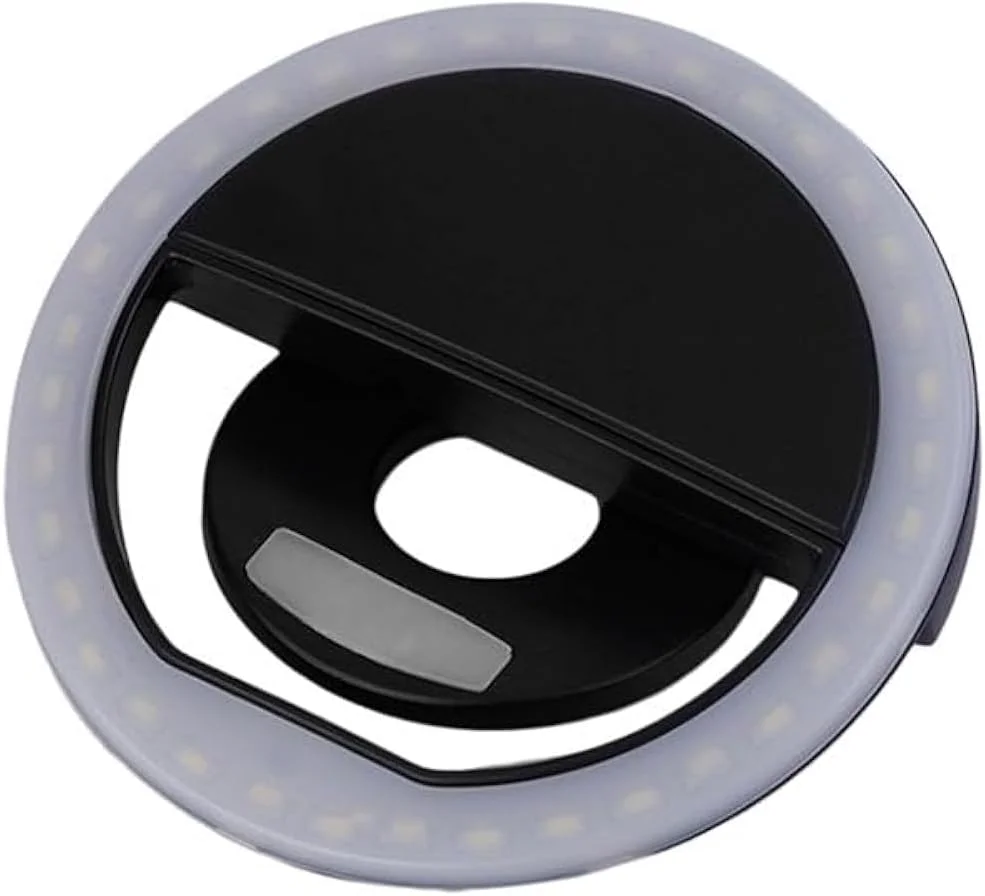فلاش حلقه ای سلفی LED مدل SG-11 مشکی چند رنگ