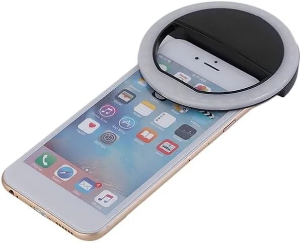 فلاش حلقه ای سلفی LED مدل SG-11 مشکی چند رنگ