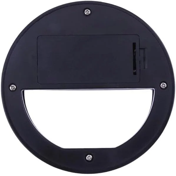 گیره حلقه ای نور سلفی قابل حمل LED مشکی/خاکستری چند رنگ