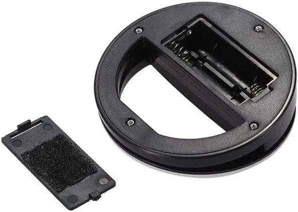 چراغ حلقه ای سلفی LED گیره ای قابل حمل مشکی چند رنگ