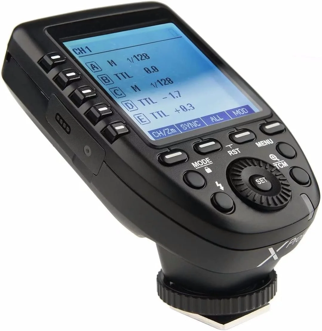 AECAM - فلاش تریگر بی سیم GODOXs Xpro X2T با سیستم X و سرعت همگام سازی بالا 1/8000 ثانیه برای اندروید، نیکون، کانن، فوجی فیلم، المپوس و پنتاکس (تریگر Xpro برای پنتاکس)