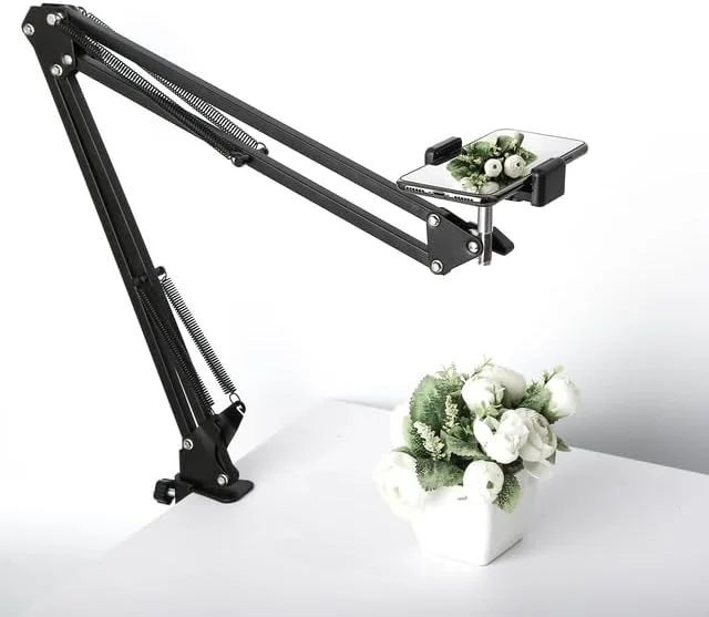 AECAM - چراغ های حلقه ای LED RGB برای عکاسی سلفی 26 و 33 سانتی متری با بازوی بلند، پایه رومیزی تبلت برای فیلمبرداری زنده و عکسبرداری از بالا و مانیکور (پایه بازویی) AECAM - چراغ های حلقه ای LED RGB برای عکاسی سلفی 26 و 33 سانتی متری با بازوی بلند، پایه رومیزی تبلت برای فیلمبرداری زنده و عکسبرداری از بالا و مانیکور (پایه بازویی)