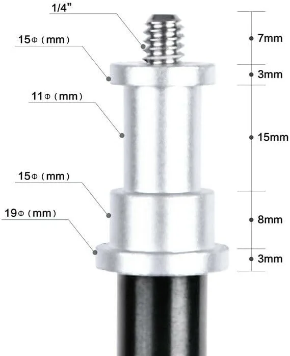 پایه نگهدارنده تاشو آلیاژ آلومینیوم AECAM برای چراغ حلقه ای LED، سه پایه لامپ فلاش برای پخش زنده ویدیو بلاگر (صورتی)