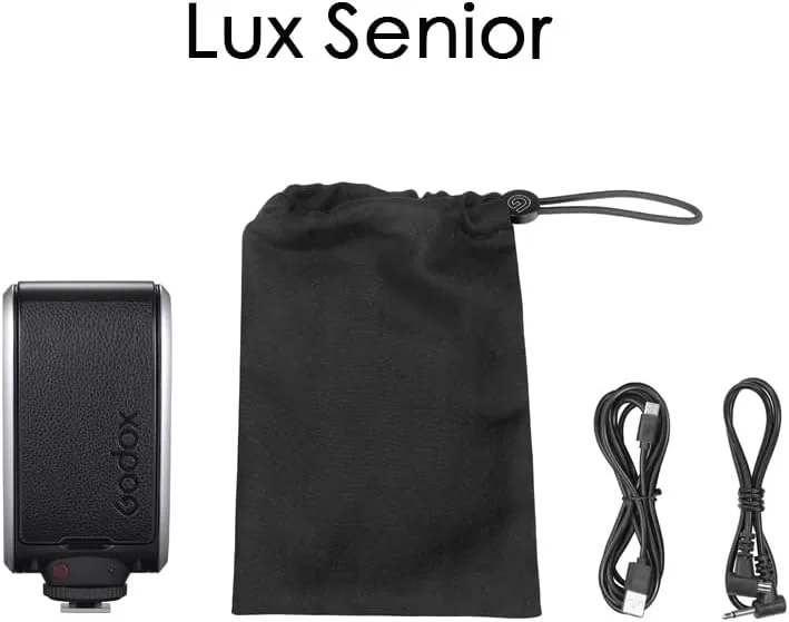 فلاش دوربین رترو GODOXs Lux Senior GN14 با نور 6000K و 7 سطح تنظیم سرعت برای دوربین های Olympuss SONYs Canons NIKONs Fujifilms Fujis