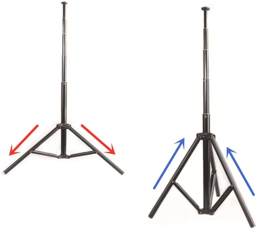 AECAM - سه پایه انعطاف پذیر 55 اینچی 2 در 1 با پیچ 1/4 اینچی، پایه نور سلفی برای نور حلقه ای، عکاسی استودیویی، پخش زنده، آرایش، دوربین AECAM - سه پایه انعطاف پذیر 55 اینچی 2 در 1 با پیچ 1/4 اینچی، پایه نور سلفی برای نور حلقه ای، عکاسی استودیویی، پخش زنده، آرایش، دوربین