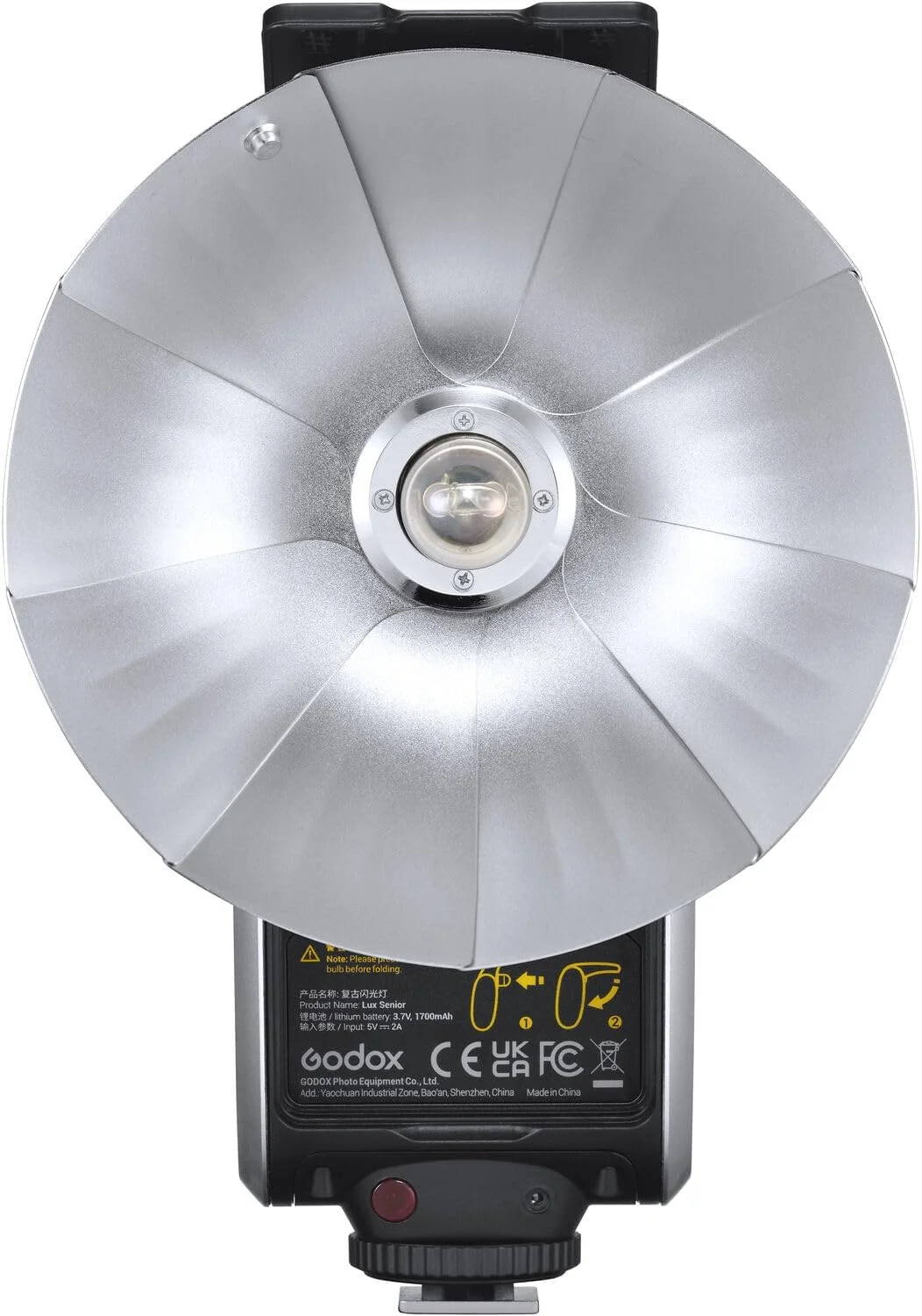 فلاش دوربین رترو گودوکس Lux Senior با دمای رنگی 6000±200K، عدد راهنمای 14، باتری 1700mAh، حالت خودکار/دستی، سازگار با دوربین های اندروید، کانن، نیکون، فوجی، المپوس و پنتاکس (قرمز مخملی) فلاش دوربین رترو گودوکس Lux Senior با دمای رنگی 6000±200K، عدد راهنمای 14، باتری 1700mAh، حالت خودکار/دستی، سازگار با دوربین های اندروید، کانن، نیکون، فوجی، المپوس و پنتاکس (قرمز مخملی)