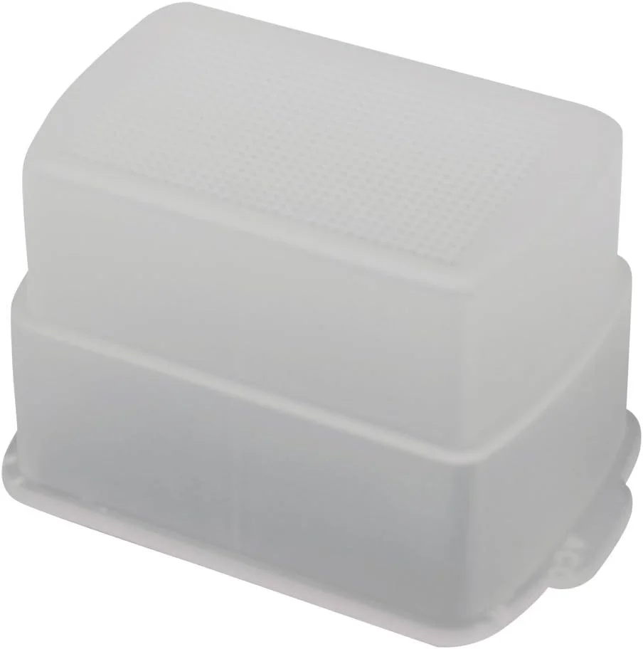 AECAM - دیفیوزر فلاش سفید Mcoplus برای Canon 420EZ 580EX II 270EX / برای فلاش اسپیدلایت NIKON SB400 SB600 (580EX II)