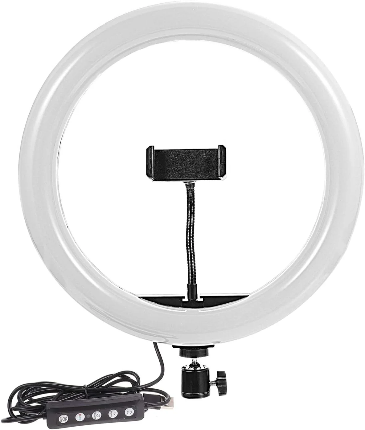 نور شب GHiycotdl، حلقه نوری LED با نگهدارنده تلفن، حلقه نوری دوربین LED برای پخش زنده، آینه آرایش، دوربین، فیلم شب