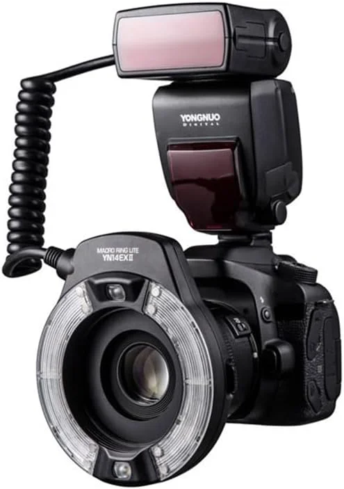 AECAM - فلاش حلقوی ماکرو LED مدل YN14EX II TTL دوگانه YONGNUO برای دوربین های DSLR کانن 5D4 1DX2 5Dsr 750D 6d2 AECAM - فلاش حلقوی ماکرو LED مدل YN14EX II TTL دوگانه YONGNUO برای دوربین های DSLR کانن 5D4 1DX2 5Dsr 750D 6d2