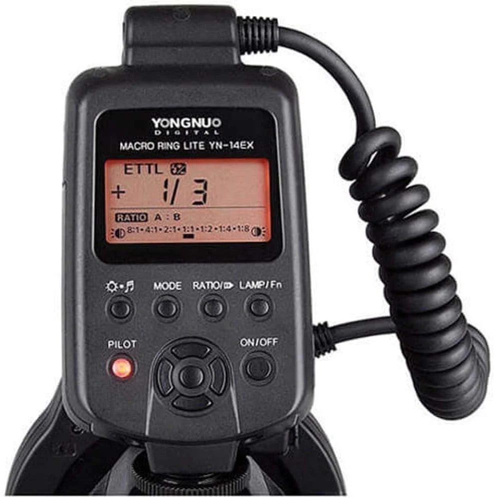 AECAM - فلاش حلقه ای ماکرو YONGNUO YN-14EX TTL LED به همراه 4 حلقه آداپتور برای دوربین های Canon 5D Mark II 5D Mark III 6D 7D 60D 70D 700D (YONGNUO YN-14EX II) AECAM - فلاش حلقه ای ماکرو YONGNUO YN-14EX TTL LED به همراه 4 حلقه آداپتور برای دوربین های Canon 5D Mark II 5D Mark III 6D 7D 60D 70D 700D (YONGNUO YN-14EX II)