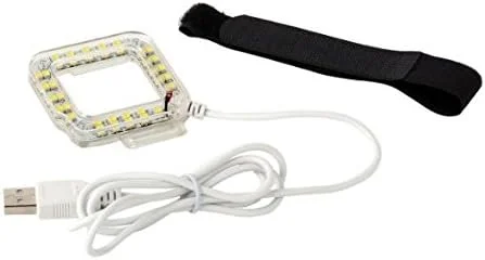 نور حلقه ای LED مدل AECAM برای دوربین های اکشن GOPROs Hero 8 7 6 5 4 3+ و کیس های محافظ و دوربین های اکشن GOPROs Session