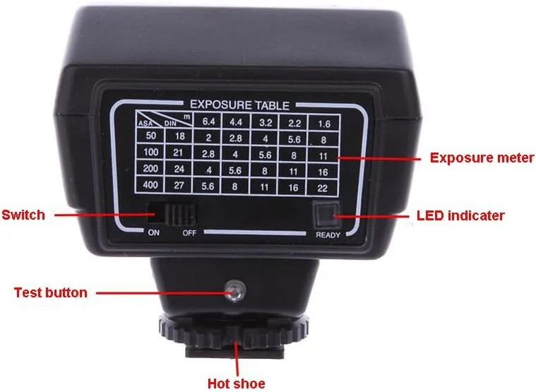 فلاش اسپیدلایت AECAM برای دوربین‌های کانن، نیکون، پنتاکس، المپوس، سونی A7 A7R A7S A7II NEX-6 A6000 A6300
